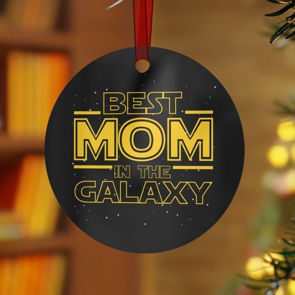 Generic Other - Custom Personalized Cool New Mom Ornament Gift Best Mom In The Galaxy